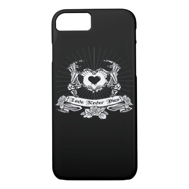 Skeleton Hand Design Classic Case-Mate iPhone Case (Back)