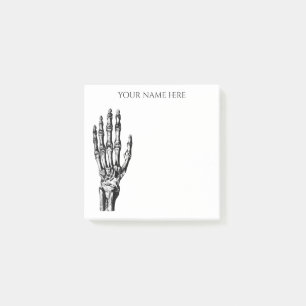 Skeleton hand Halloween Post-it Notes
