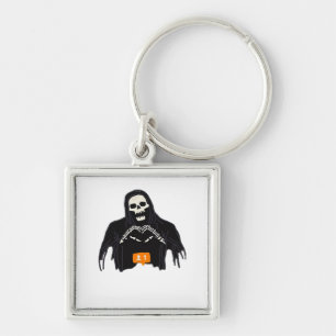 Skeleton Hand Heart Follower Classic Key Ring