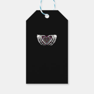 Skeleton Hand Heart Muertos Mexican Day Of Dead Gift Tags