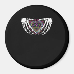 Skeleton Hand Heart Muertos Mexican Day Of Dead Magnet