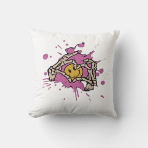 Skeleton Hand Heart Show Classic Cushion