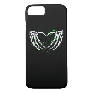 Skeleton Hand Heart Sign Costume Halloween iPhone 8/7 Case