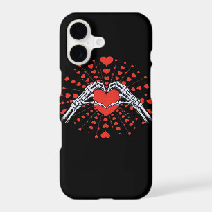 Skeleton Hand Heart Valentines Day Funny 2025 Hear