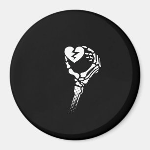 Skeleton Hand Holding Heart Magnet