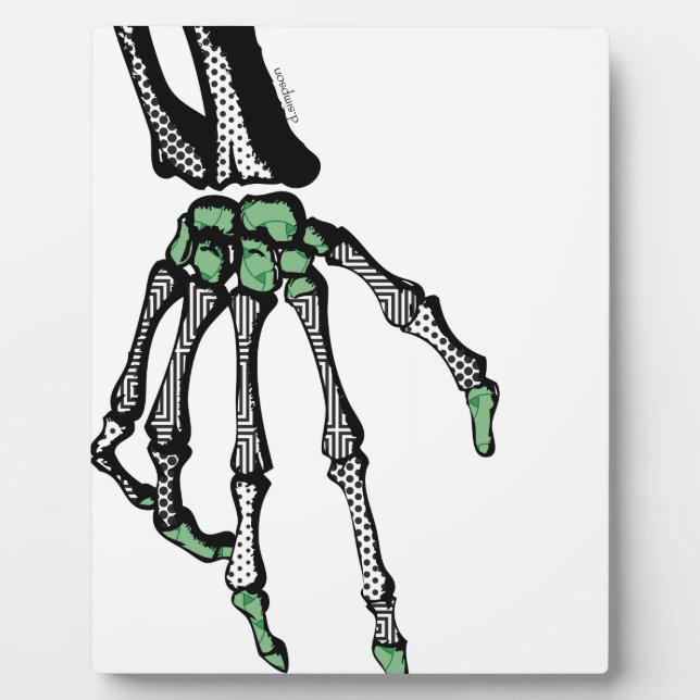 SKELETON HAND OF FATE PLAQUE (Front)