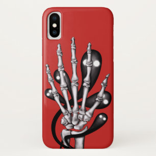 Skeleton Hand With Ghosts iPhone X Case