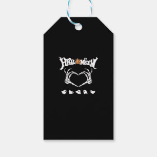 Skeleton Hand With , Halloween Design Gift Tags