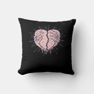 Skeleton Hand With Heart Classic Cushion