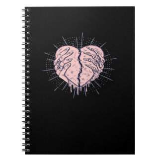 Skeleton Hand With Heart Classic Notebook