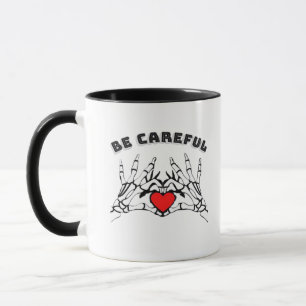 Skeleton Hand With Heart Classic Style Mug
