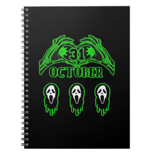 Skeleton Hands Classic Design Notebook