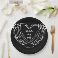 Skeleton Hands Fall Couples Shower till death