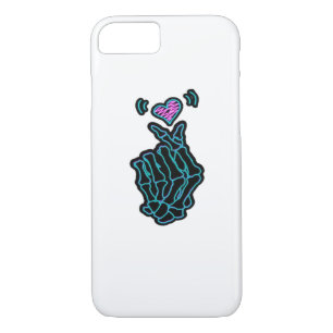 Skeleton Hands Forming A Heart Gentle Expression iPhone 8/7 Case