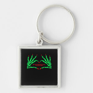 Skeleton Hands - Funny Halloween Key Ring