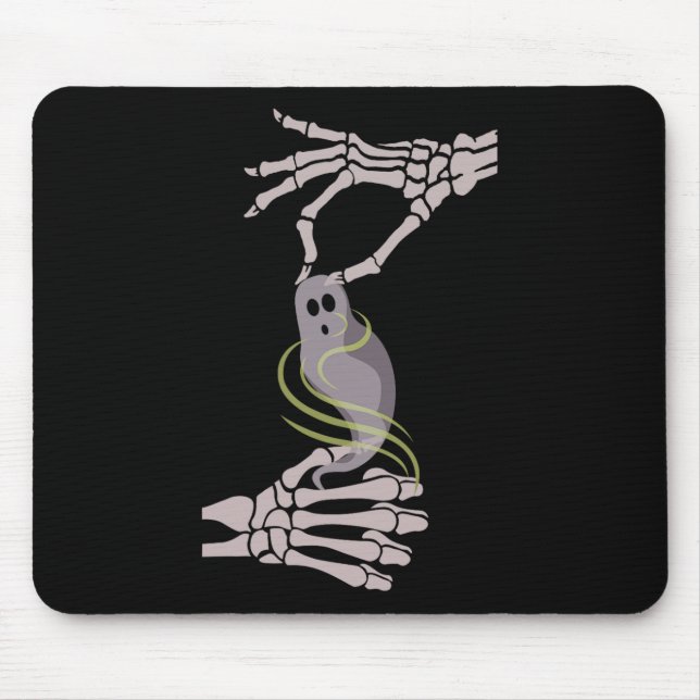 Skeleton Hands Ghost Spooky Halloween  Mouse Mat (Front)