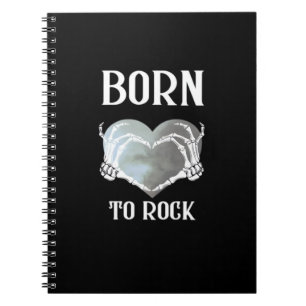 Skeleton Hands Grey Heart Graphic For  Classic Notebook