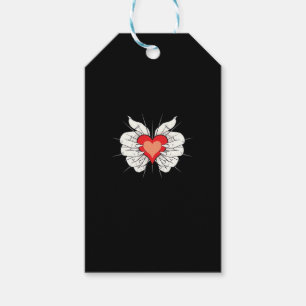 Skeleton Hands Heart Classic Gift Tags