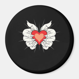 Skeleton Hands Heart Classic Magnet