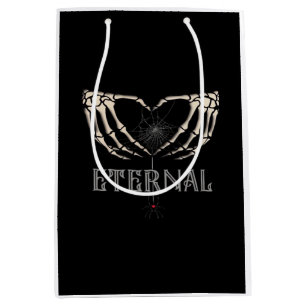 Skeleton Hands Heart Classic Medium Gift Bag
