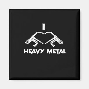 Skeleton Hands Heart - Funny Halloween Magnet