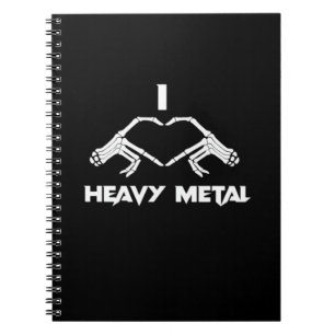 Skeleton Hands Heart  - Funny Halloween Notebook