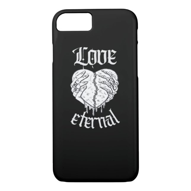 Skeleton Hands Heart Gothic Classic  Case-Mate iPhone Case (Back)