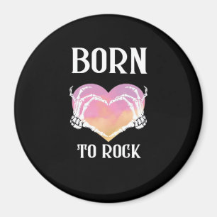 Skeleton Hands Heart Graphic For Classic Magnet