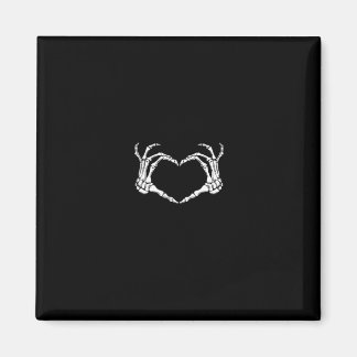 Skeleton Hands Heart Graphic Magnet