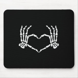 Skeleton Hands Heart Halloween Costume Men Women G Mouse Mat