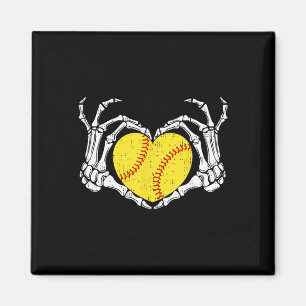 Skeleton Hands Heart Halloween Costume Softll Love Magnet