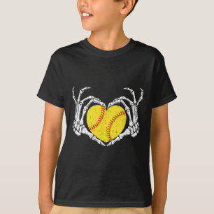 Skeleton Hands Heart Halloween Costume Softll Love T-Shirt