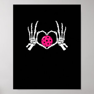 Skeleton Hands Heart Sign Funny Pickle Valentine's