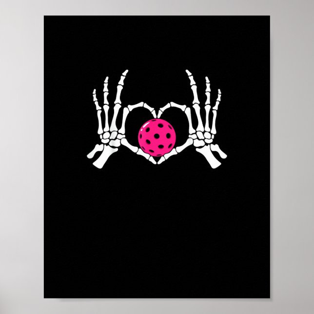 Skeleton Hands Heart Sign Funny Pickle Valentine's (Front)