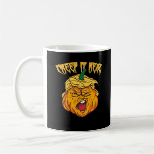 Skeleton Hands Heart Sign Retro Halloween Costume  Coffee Mug