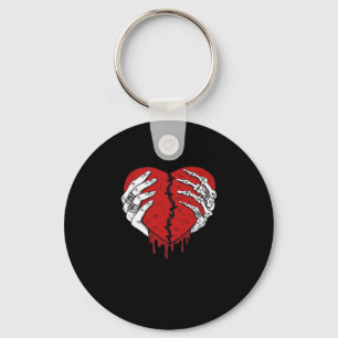 Skeleton Hands Hearts Classic Trending Key Ring
