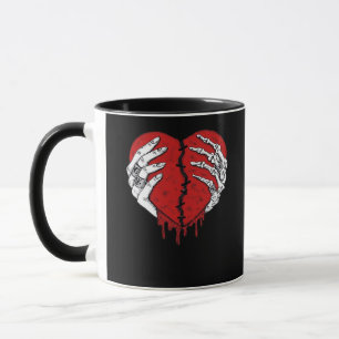 Skeleton Hands Hearts Classic Trending Mug