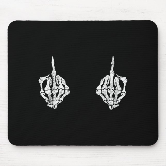 Skeleton Hands On S Funny Soky Halloween Costume  Mouse Mat (Front)