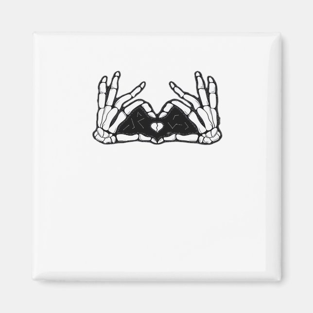 Skeleton Hands The Of A Heart  Magnet (Front)