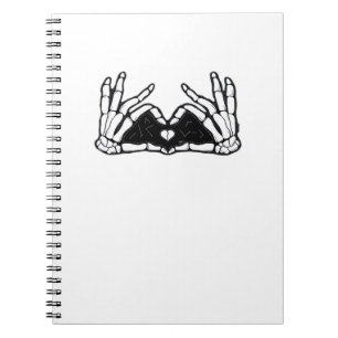 Skeleton Hands The Of A Heart Notebook