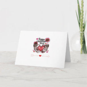 Skeleton Hands Valentines Day Classic Card
