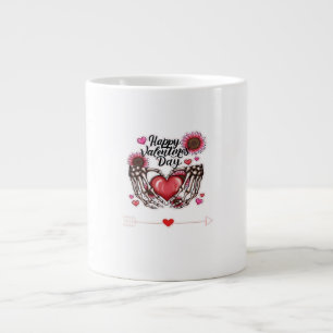 Skeleton Hands Valentines Day Classic Large Coffee Mug