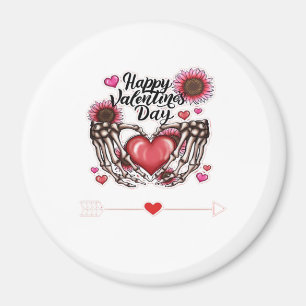 Skeleton Hands Valentines Day Classic Magnet