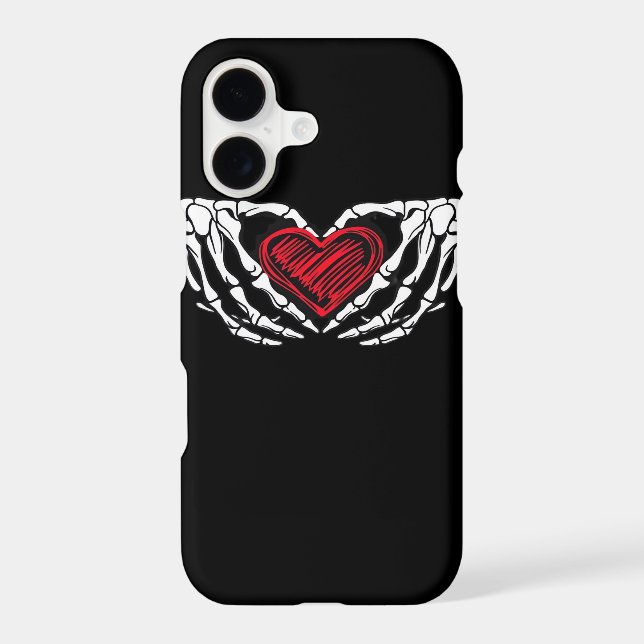 Skeleton Hands With Heart Classic (Back)