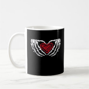 Skeleton Hands With Heart Classic Coffee Mug