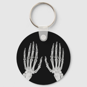 Skeleton Hands Xray Picture Human Anatomy photo Key Ring