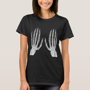 Skeleton Hands Xray Picture Human Anatomy photo T-Shirt