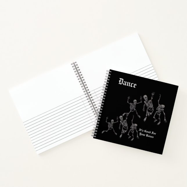 Skeleton Hardcover Notebook (Inside)