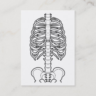 Skeleton Haunted Halloween Business Card