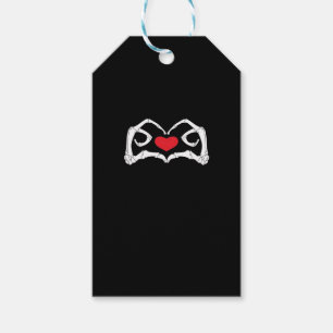 Skeleton Heart And Hands Funny  Gift Tags